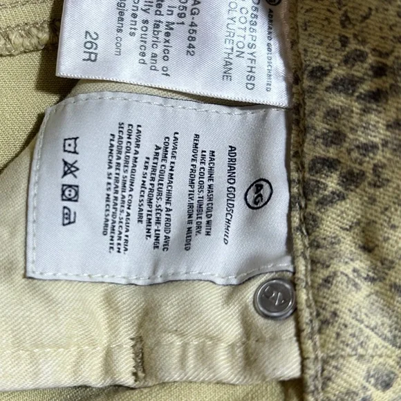 Ag Adriano Goldschmied The Vera Silk Phyton Fresh Sand Mini Skirt Size 2… - Picture 8 of 9
